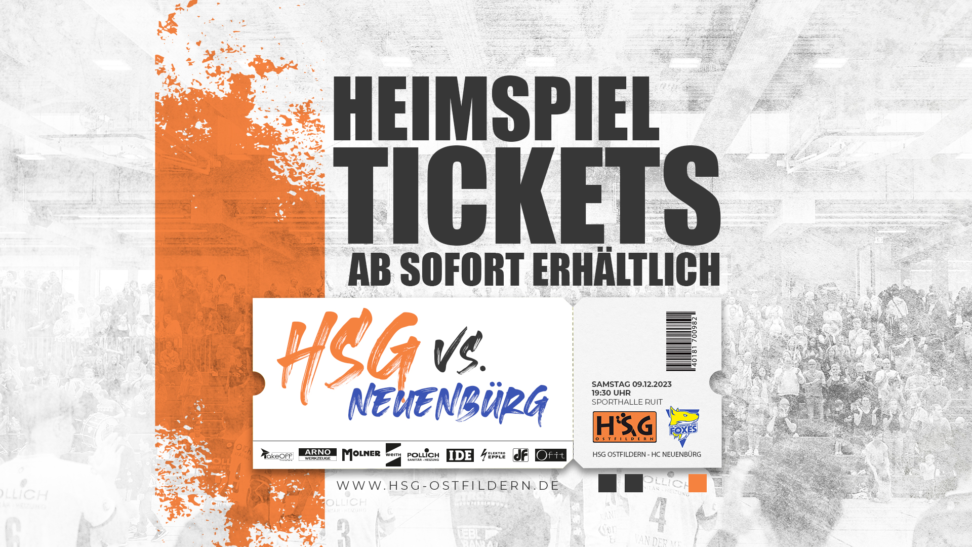 Tickets für das nächste Heimspiel gegen den HC Neuenbürg